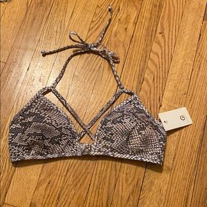 Plumeria Swimwear Snakeskin L